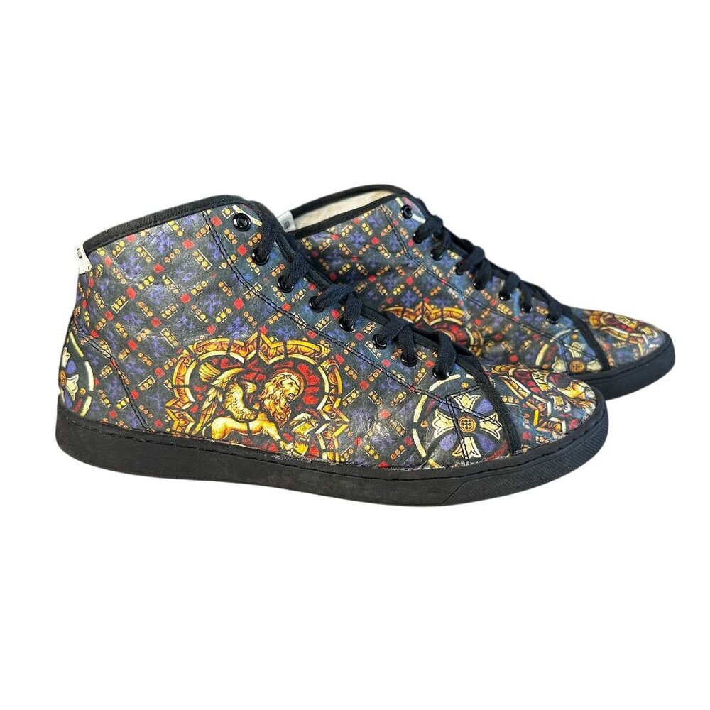 High Tops Sneakers Stained Glass Graphic THE UT.LAB x BetaBrand Tyvek Men's 10